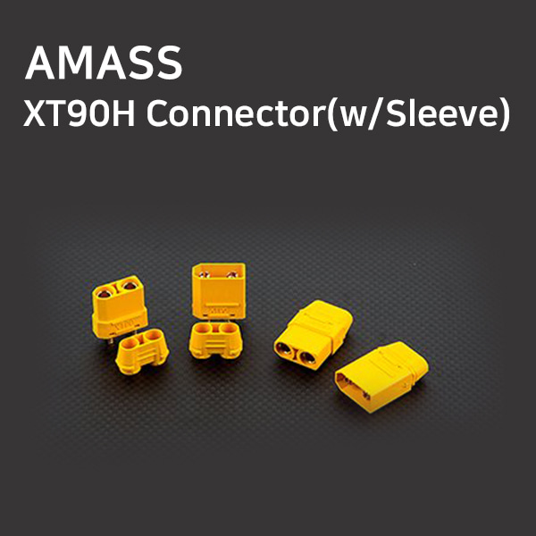 [AMASS] XT90H Connector(w/Sleeve)