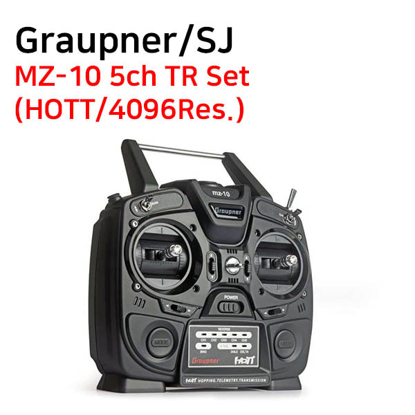 [Graupner/SJ] 그라프너조종기 MZ-10 5ch TR Set(HOTT/4096Res.)