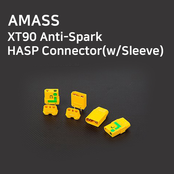 [AMASS] XT90 Anti-Spark/HASP Connector(w/Sleeve)