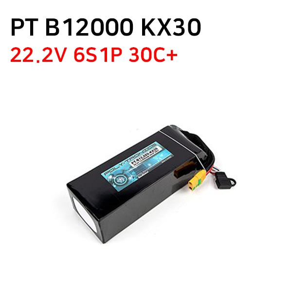 PT-B12000-KX30 (22.2V, 6S1P, 30C+/D.C)
