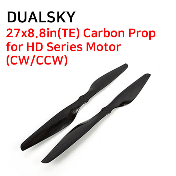 [DUALSKY] 27x8.8in(TE) Carbon Prop&#039; for HD Series Motor(CW/CCW)