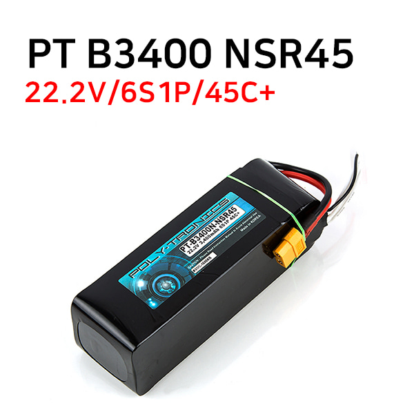 PT-B3400-NSR45 (22.2V, 6S1P, 45C+/JST-XT)