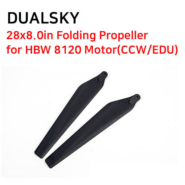 [DUALSKY] 28x8.0in Folding Propeller for HBW 8120 Motor(CCW/EDU)
