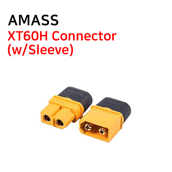 [AMASS] XT60H Connector(w/Sleeve)