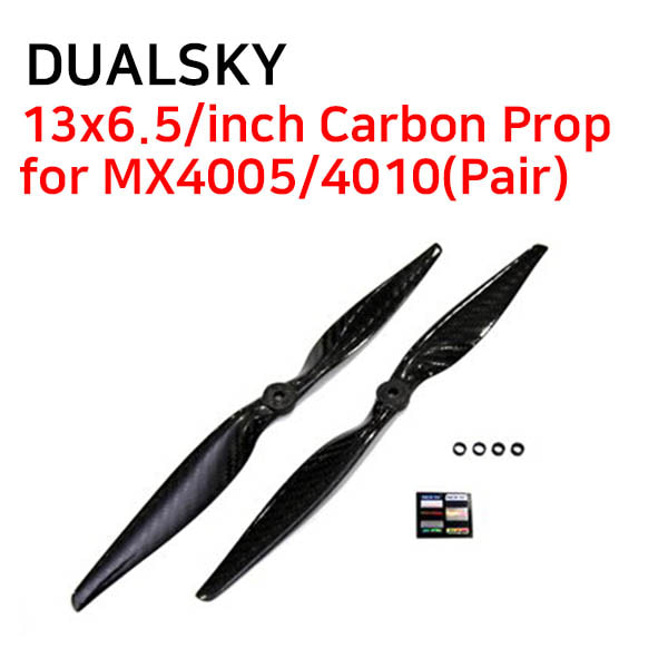 [DUALSKY] 13x6.5/inch Carbon Prop for MX4005/4010(Pair)