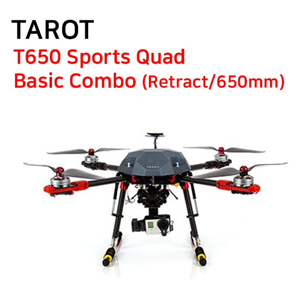 [TAROT] T650 Sports Quad Basic Combo (Retract/650mm)