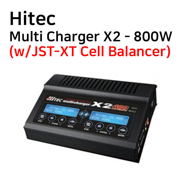 [Hitec] Multi Charger X2 - 800W(w/JST-XT Cell Balancer)