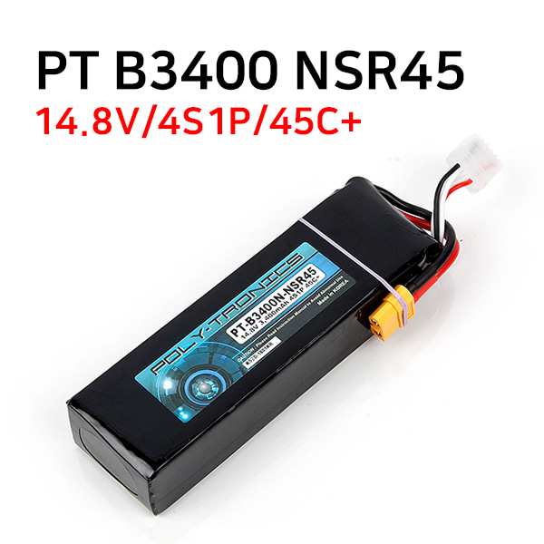 PT-B3400-NSR45 (14.8V, 4S1P, 45C+/JST-XT)