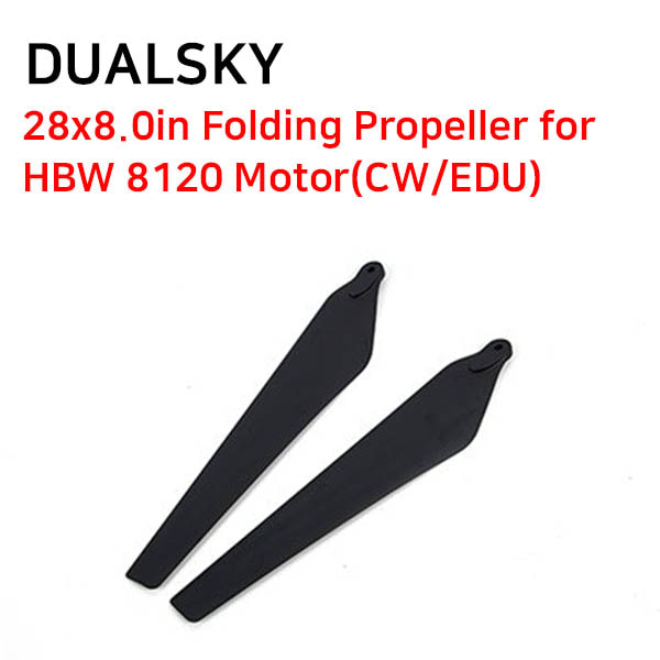 [DUALSKY] 28x8.0in Folding Propeller for HBW 8120 Motor(CW/EDU)
