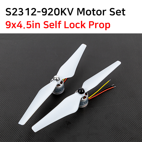 [PT] S2312-920KV Motor Set(w/9x4.5in Self Lock Prop/CW/CCW)