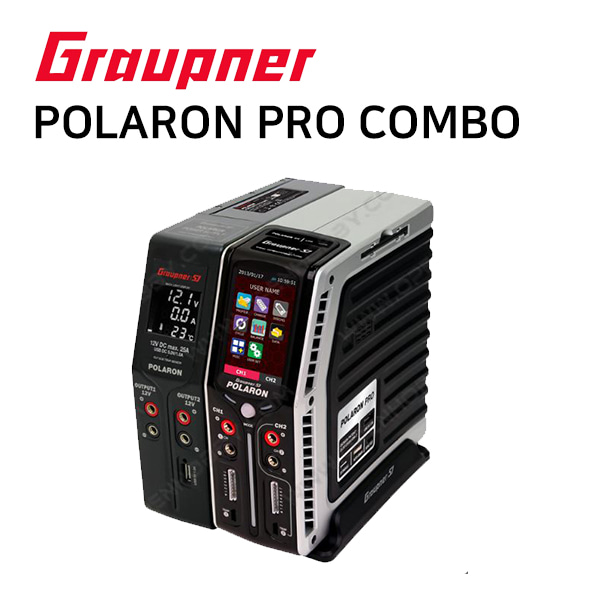 [Graupner/SJ] POLARON PRO COMBO (충전기+파워서플라이 패키지)