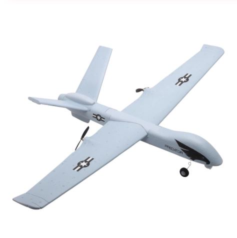 Z51 Super Big 66cm Wingspan Remote Control Airplane Glider EPP Built-in Gyroscope RC Plane UAV with LED Military Aircraft Model