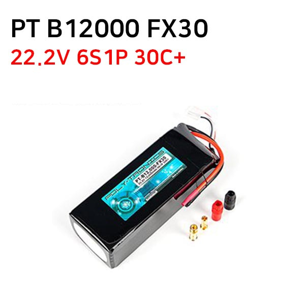 PT-B12000-FX30 (22.2V, 6S1P, 30C+/JST-XT/AS150)