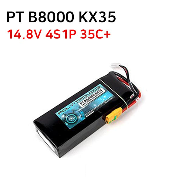 PT-B8000N-KX35 (14.8V, 4S1P, 35C+/JST-XT)