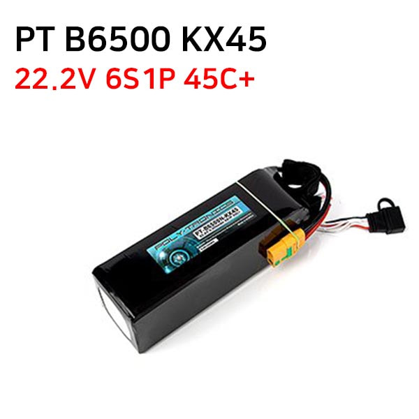 PT-B6500N-KX45 (22.2V, 6S1P, 45C+/D.C/XT90)