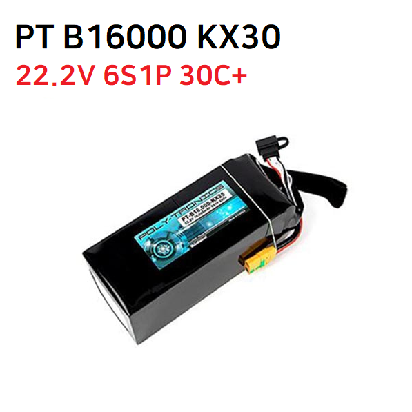 PT-B16000N-KX30 (22.2V, 6S1P, 30C+/D.C)